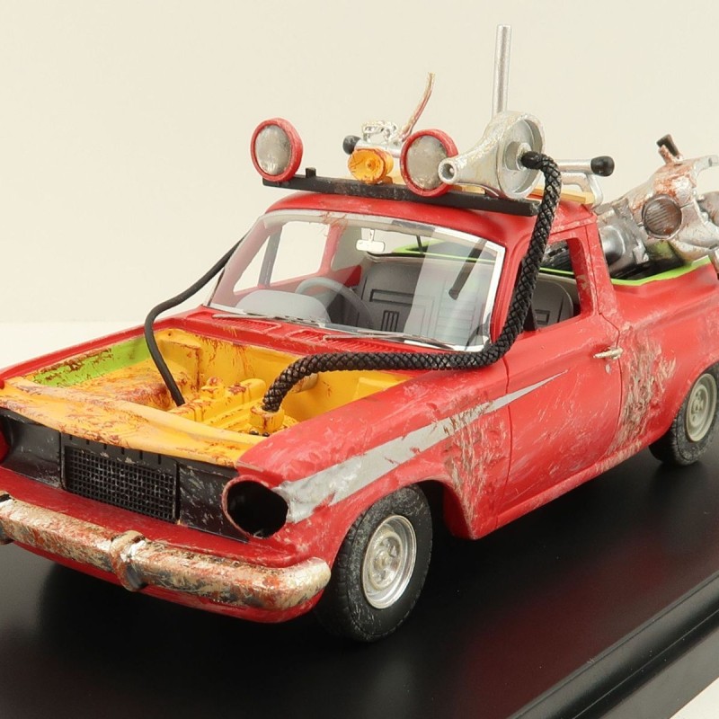 ACE Models - Holden EJ Ute Damaged with Gooses Kawasaki Bike Mad Max Resin - Scale 1:43