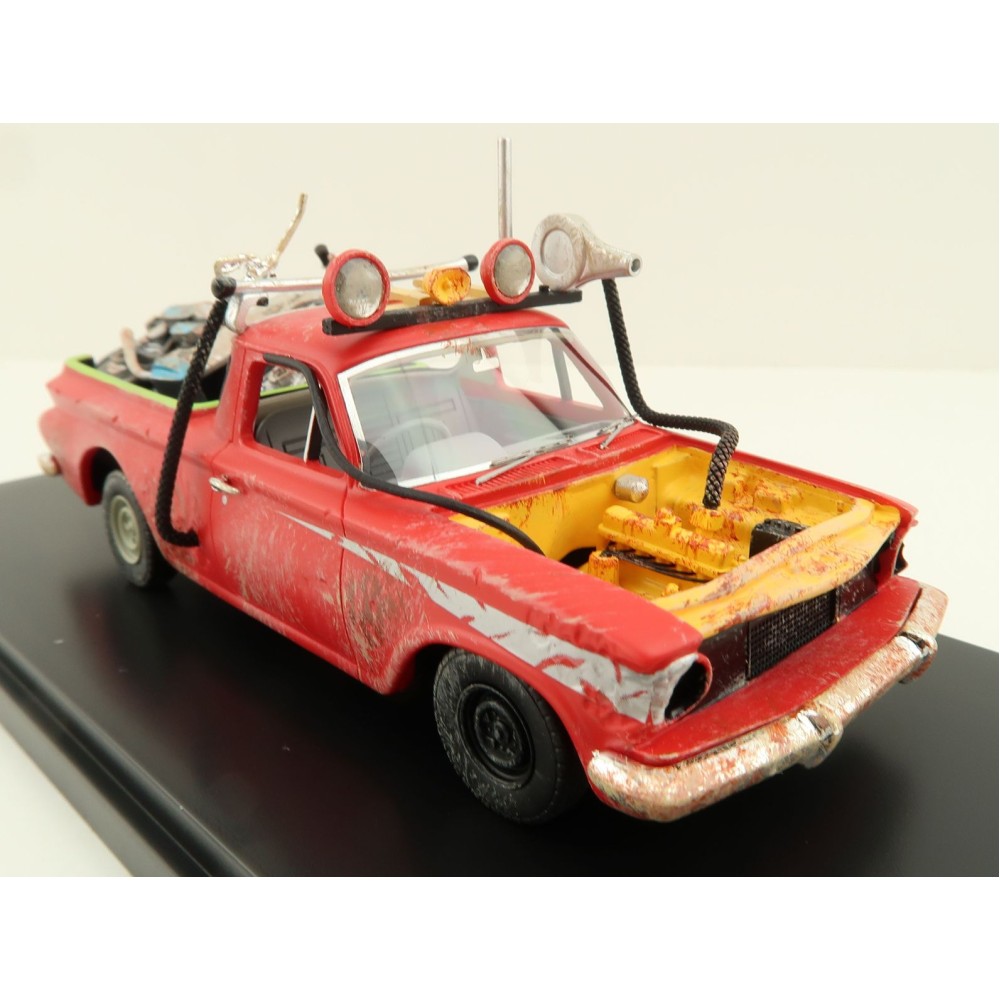 ACE Models - Holden EJ Ute Damaged with Gooses Kawasaki Bike Mad Max Resin - Scale 1:43