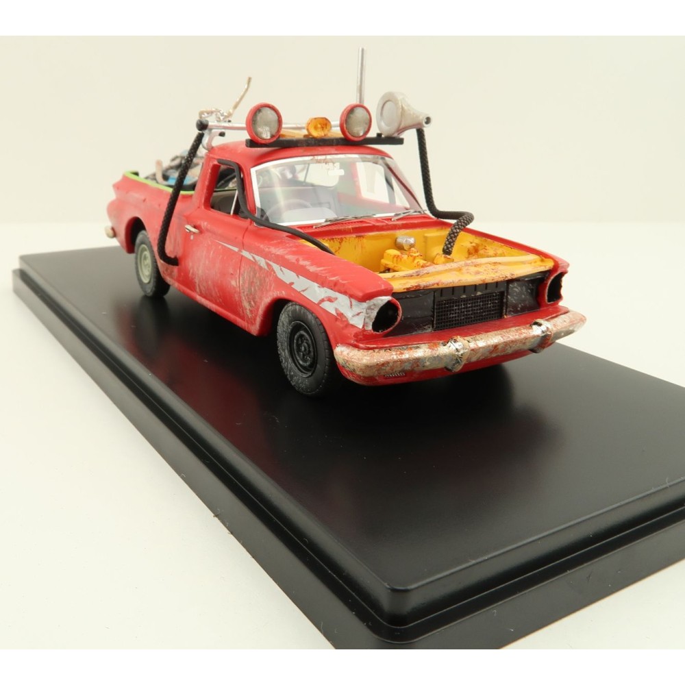 ACE Models - Holden EJ Ute Damaged with Gooses Kawasaki Bike Mad Max Resin - Scale 1:43