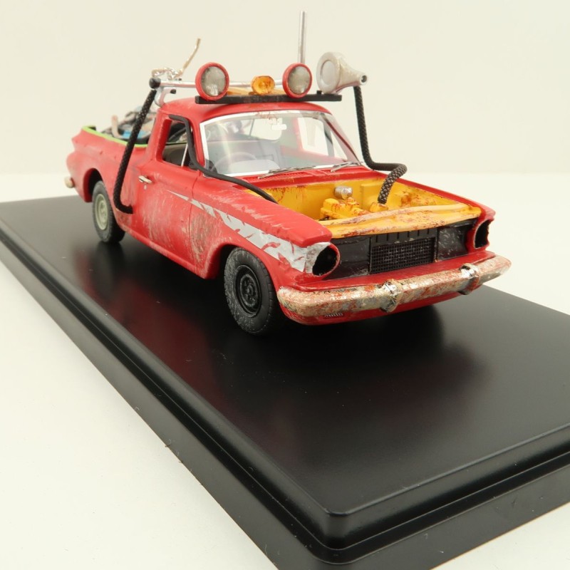 ACE Models - Holden EJ Ute Damaged with Gooses Kawasaki Bike Mad Max Resin - Scale 1:43