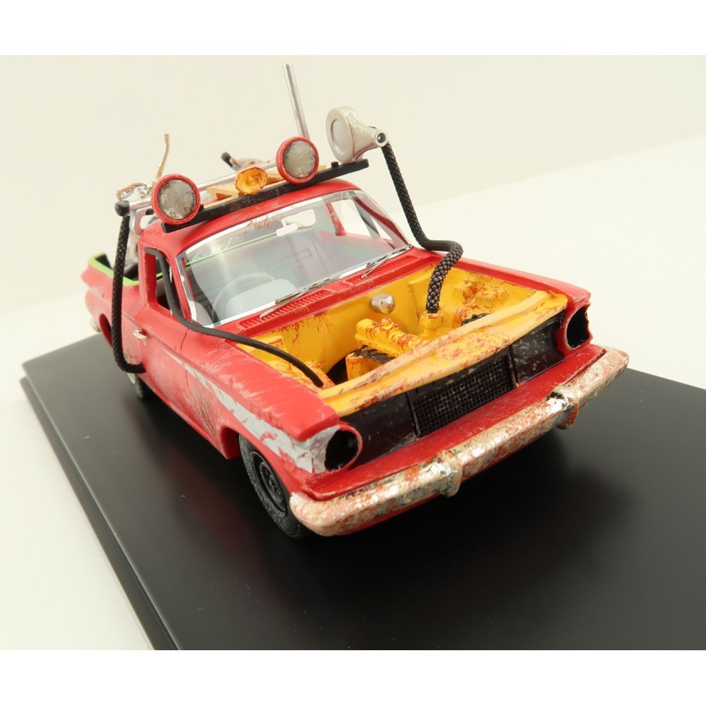 ACE Models - Holden EJ Ute Damaged with Gooses Kawasaki Bike Mad Max Resin - Scale 1:43