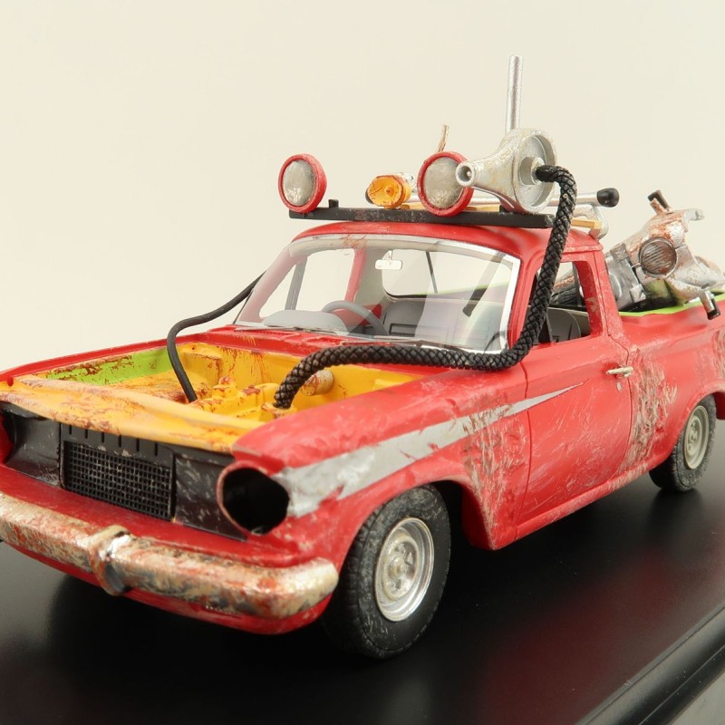 ACE Models - Holden EJ Ute Damaged with Gooses Kawasaki Bike Mad Max Resin - Scale 1:43