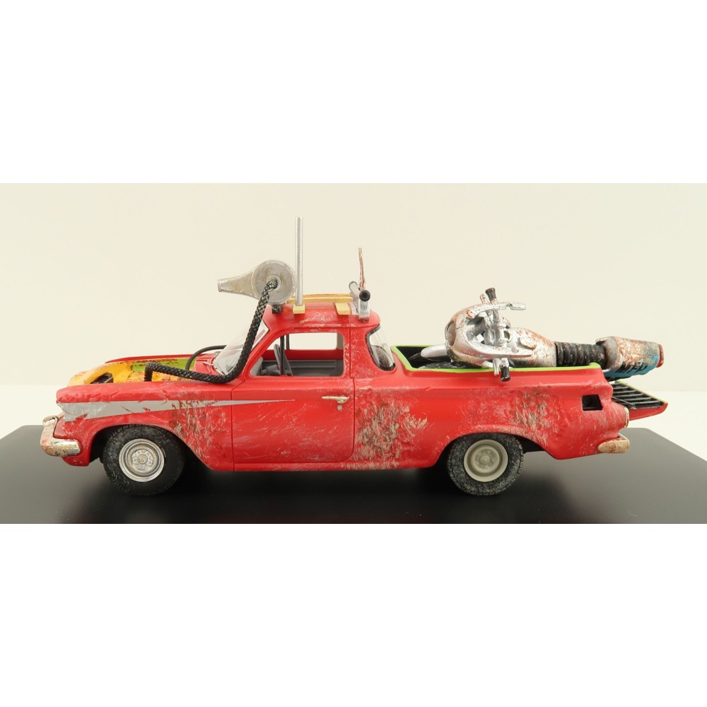 ACE Models - Holden EJ Ute Damaged with Gooses Kawasaki Bike Mad Max Resin - Scale 1:43