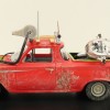 ACE Models - Holden EJ Ute Damaged with Gooses Kawasaki Bike Mad Max Resin - Scale 1:43