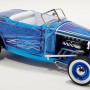 ACME A1805024 - 1932 Ford Roadster Hot Rod Blue Metallic with Flames - Scale 1:18