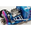 ACME A1805024 - 1932 Ford Roadster Hot Rod Blue Metallic with Flames - Scale 1:18