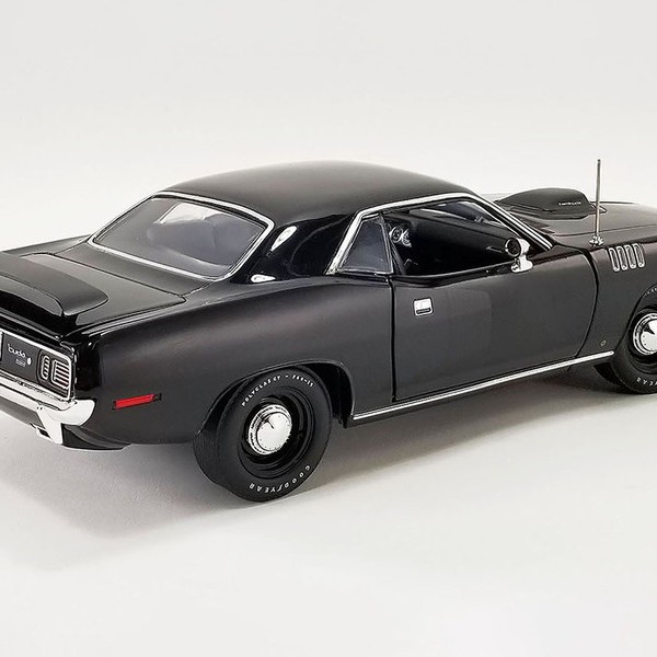 ACME A1806124 1971 Plymouth Hemi Cuda Black - Scale 1:18