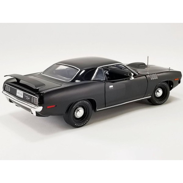 ACME A1806124 1971 Plymouth Hemi Cuda Black - Scale 1:18