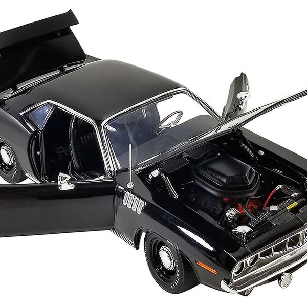 ACME A1806124 1971 Plymouth Hemi Cuda Black - Scale 1:18