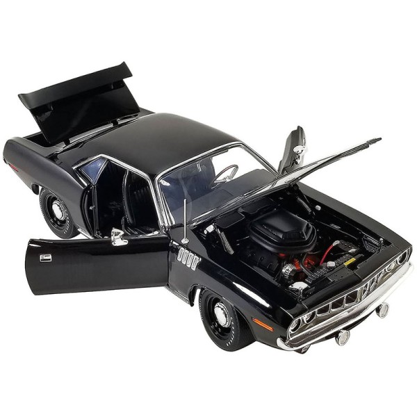 ACME A1806124 1971 Plymouth Hemi Cuda Black - Scale 1:18
