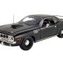 ACME A1806124 1971 Plymouth Hemi Cuda Black - Scale 1:18