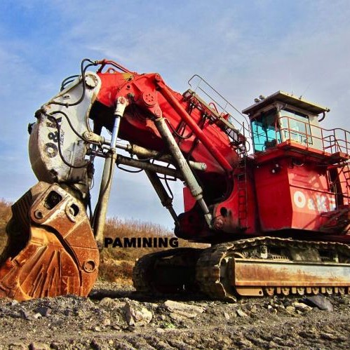 BYMO 25008-1 O&K RH200 Mining Excavator with Front Shovel New 2024 - Scale 1:50