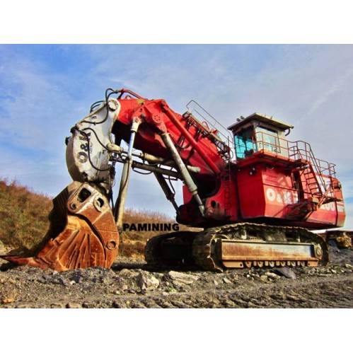 BYMO 25008-1 O&K RH200 Mining Excavator with Front Shovel New 2024 - Scale 1:50