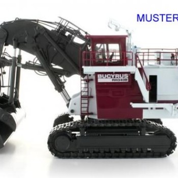 BYMO 25008-2 BUCYRUS RH340B Mining Excavator with Front Shovel New 2024 - Scale 1:50