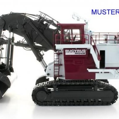 BYMO 25008-2 BUCYRUS RH340B Mining Excavator with Front Shovel New 2024 - Scale 1:50