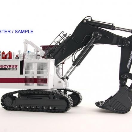 BYMO 25010-2 BUCYRUS RH340B Mining Backhoe Excavator New 2024 - Scale 1:50