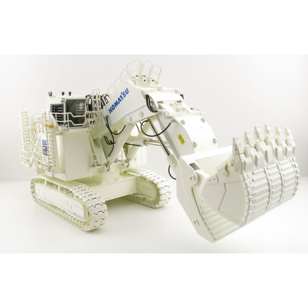 BYMO 25026/9 Komatsu PC8000-11 Diesel Mining Excavator with Front Shovel White  New 2022 - Scale 1:50