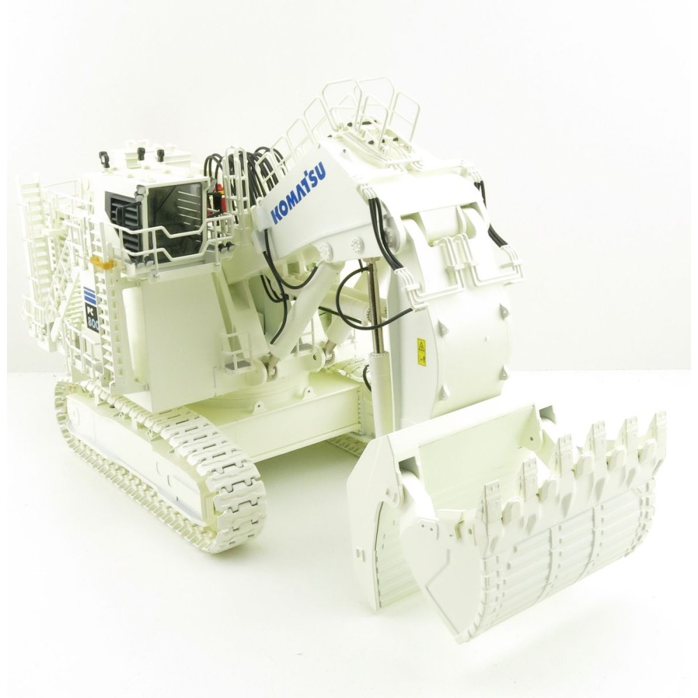 BYMO 25026/9 Komatsu PC8000-11 Diesel Mining Excavator with Front Shovel White  New 2022 - Scale 1:50