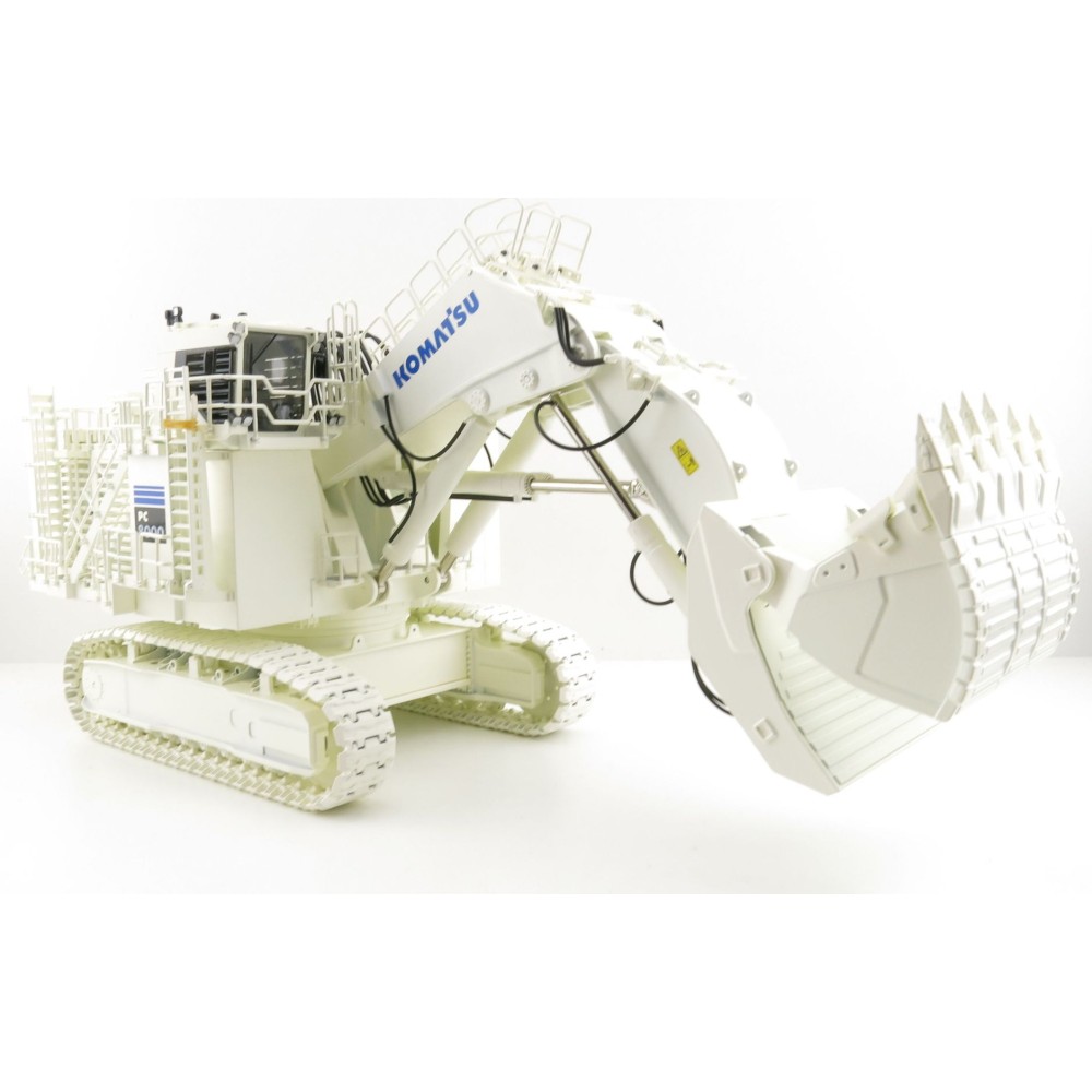 BYMO 25026/9 Komatsu PC8000-11 Diesel Mining Excavator with Front Shovel White  New 2022 - Scale 1:50