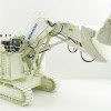 BYMO 25026/9 Komatsu PC8000-11 Diesel Mining Excavator with Front Shovel White  New 2022 - Scale 1:50