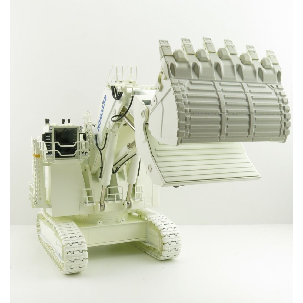 BYMO 25026/9 Komatsu PC8000-11 Diesel Mining Excavator with Front Shovel White  New 2022 - Scale 1:50