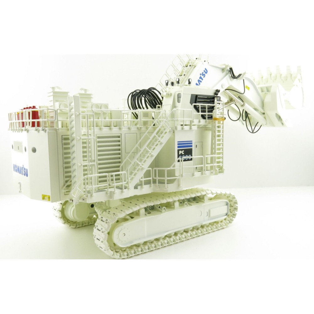 BYMO 25026/9 Komatsu PC8000-11 Diesel Mining Excavator with Front Shovel White  New 2022 - Scale 1:50