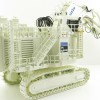 BYMO 25026/9 Komatsu PC8000-11 Diesel Mining Excavator with Front Shovel White  New 2022 - Scale 1:50