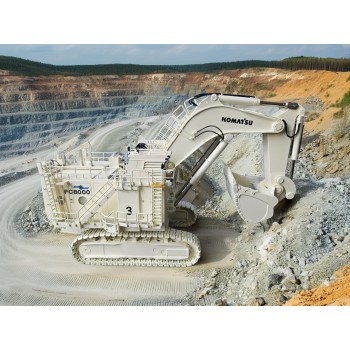 BYMO 25026/3 Komatsu PC8000-6 Electric Mining Excavator with Backhoe Sovel Cerrejon - Scale 1:50