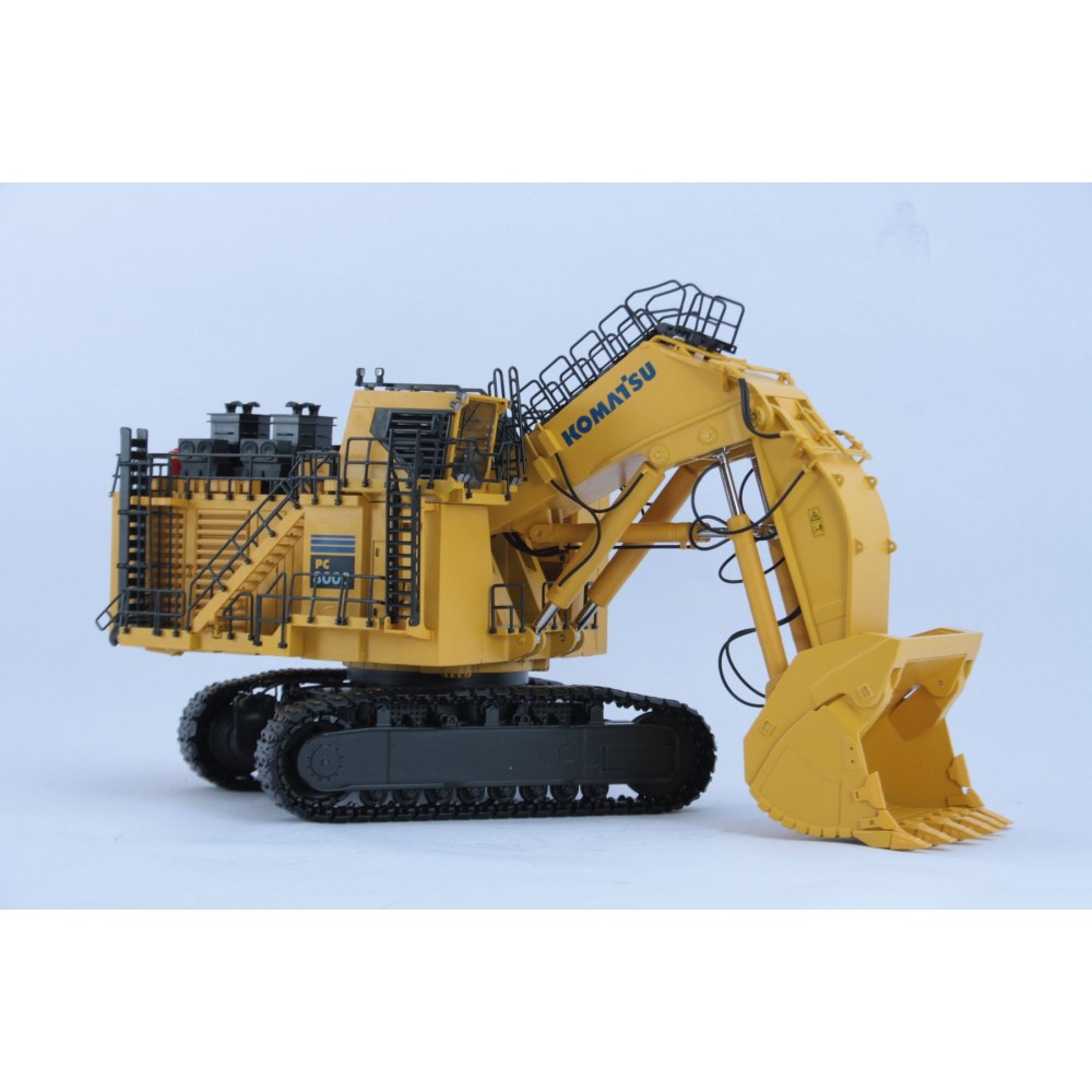 BYMO 25026/8 Komatsu PC8000-11 Diesel Mining Excavator with Front Shovel Yellow New 2022 - Scale 1:50
