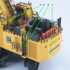 BYMO 25026/8 Komatsu PC8000-11 Diesel Mining Excavator with Front Shovel Yellow New 2022 - Scale 1:50