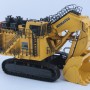 BYMO 25026/8 Komatsu PC8000-11 Diesel Mining Excavator with Front Shovel Yellow New 2022 - Scale 1:50
