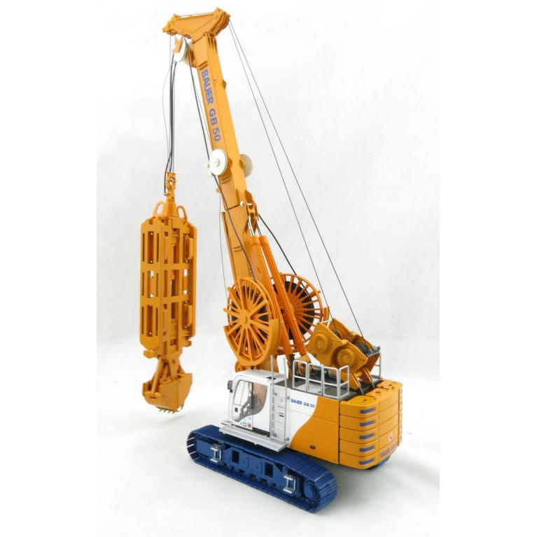 BYMO 25030/1 BAUER Grab System GB50 Grab Carrier with Diaphragm Wall Grab DHG V  - Scale 1:50