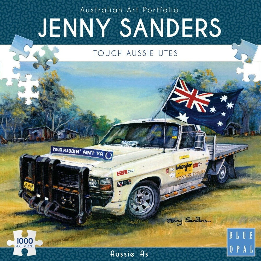 Blue Opal - Deluxe Jenny Sanders Aussie As Puzzle - 1000 pieces