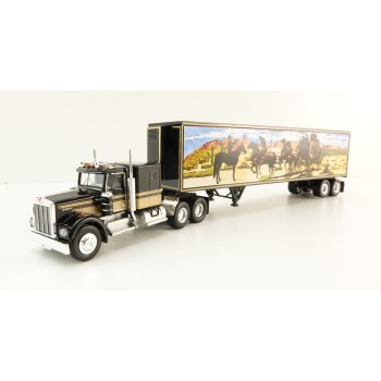 Brekina 86255 - Kenworth W925 6x4 Truck with Box Trailer Smokey and the Bandit - Scale 1:87