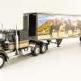 Brekina 86255 - Kenworth W925 6x4 Truck with Box Trailer Smokey and the Bandit - Scale 1:87