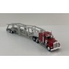 Brekina 86262 - Kenworth W900 6x4 Truck with Semi Car Transporter Trailer - Scale 1:87