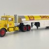Brekina - Peterbilt 281 Prime Mover with Tank Trailer - Shell - Scale 1:87