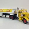 Brekina - Peterbilt 281 Prime Mover with Tank Trailer - Shell - Scale 1:87