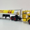 Brekina - Peterbilt 281 Prime Mover with Tank Trailer - Shell - Scale 1:87
