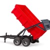 Bruder 02211 - Tipping Trailer Dual Axle with Auto Tailgate Red - Scale 1:16