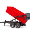 Bruder 02211 - Tipping Trailer Dual Axle with Auto Tailgate Red - Scale 1:16