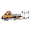Bruder 02537 - Mercedes Benz Sprinter Municipal Vehicle with Driver and Accessories - Scale 1:16