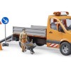 Bruder 02537 - Mercedes Benz Sprinter Municipal Vehicle with Driver and Accessories - Scale 1:16