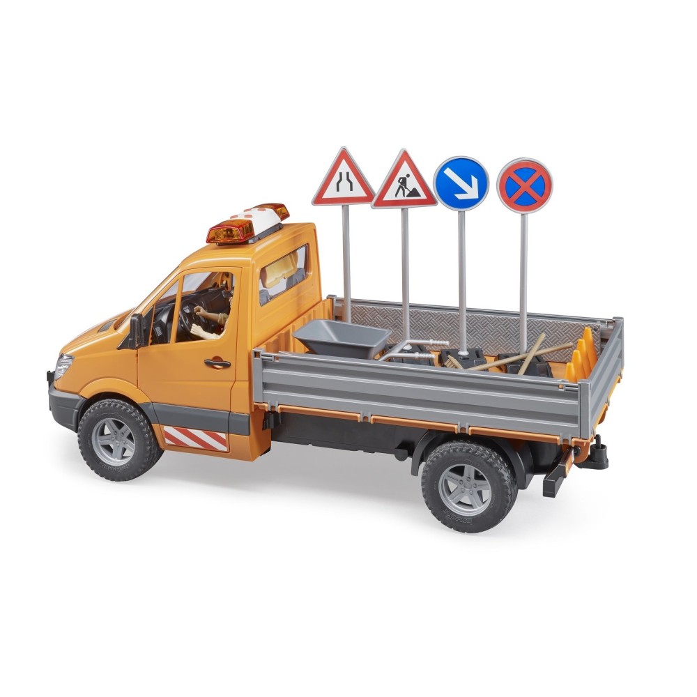 Bruder 02537 - Mercedes Benz Sprinter Municipal Vehicle with Driver and Accessories - Scale 1:16