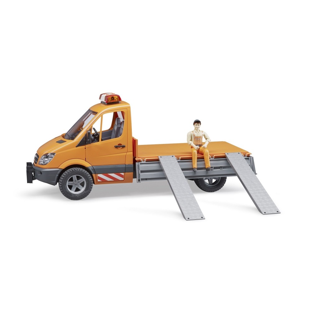 Bruder 02537 - Mercedes Benz Sprinter Municipal Vehicle with Driver and Accessories - Scale 1:16