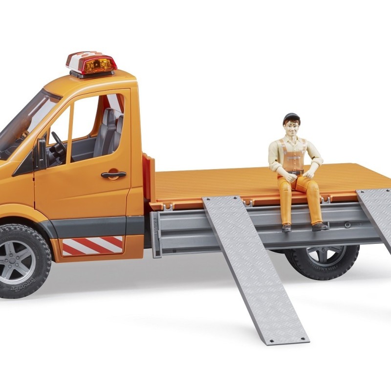 Bruder 02537 - Mercedes Benz Sprinter Municipal Vehicle with Driver and Accessories - Scale 1:16