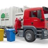 Bruder 03761 - MAN TGS Side Loading Garbage Truck - Scale 1:16 