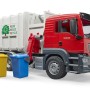 Bruder 03761 - MAN TGS Side Loading Garbage Truck - Scale 1:16 