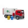 Bruder 03761 - MAN TGS Side Loading Garbage Truck - Scale 1:16 