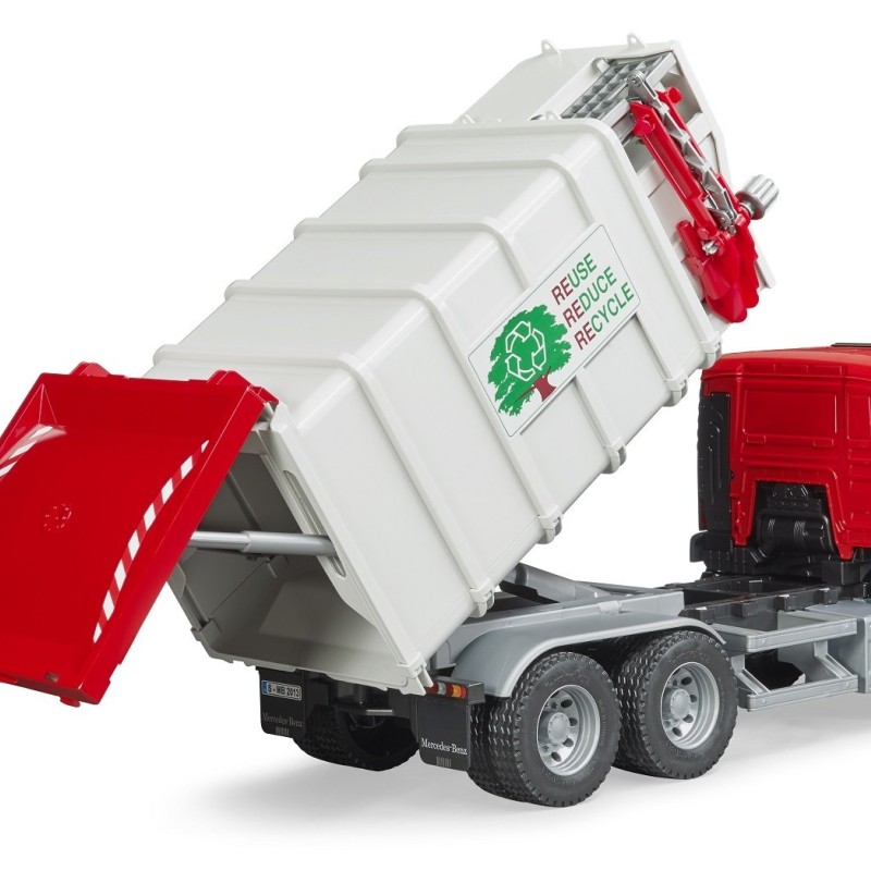 Bruder 03761 - MAN TGS Side Loading Garbage Truck - Scale 1:16 